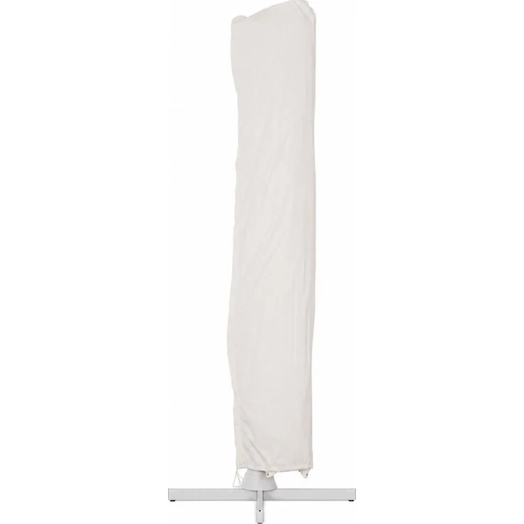 Sonnenschirm Gava aus Aluminium, Ampelschirm 3x4 m, modern, weiß, 360° schwenkbar – Bild 5