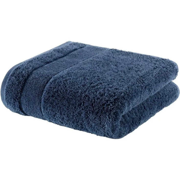 Cawö Duschtuch NIDE, B 70 cm, L 140 cm, Nachtblau, (1-St), 100 % Baumwolle