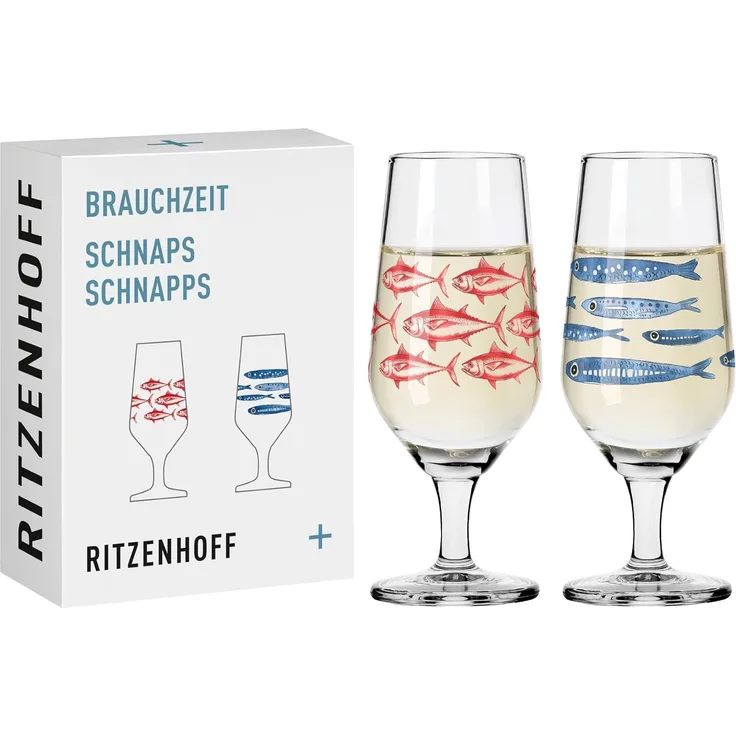Ritzenhoff 3871002 Schnapsglas-Set #3, #4 BRAUCHZEIT Daniela Garreton 2023