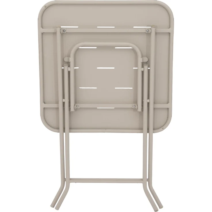 Outdoor 3-Piece Foldable Bistro Set, E coating Folding Outdoor Patio Furniture Sets, 2 Chairs and 1 Table, Weather-Resistant Outdoor/Indoor Conversation Set for Patio,Beige – Bild 8