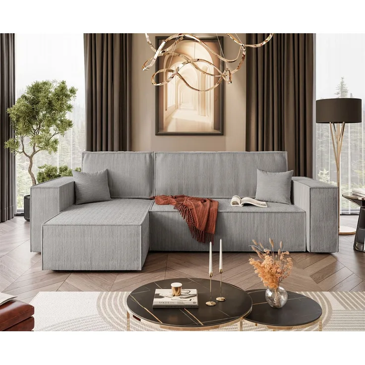 Lookway Ecksofa Gepolstertes CARLOS L-Form, Schlaffunktion