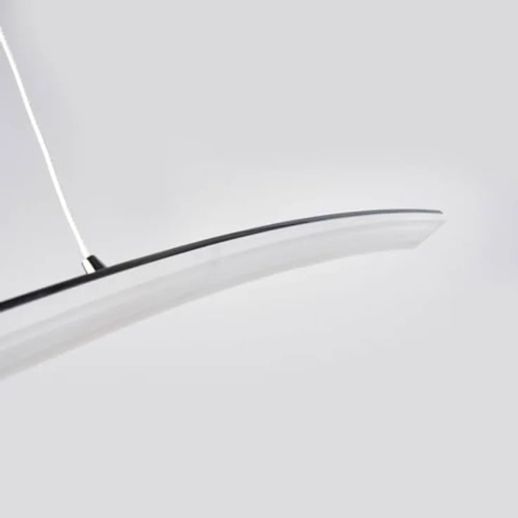 Lucande LED-Pendelleuchte Lorian, 99 cm, chrom mit satinierter Diffusor für gleichmäßige Lichtverteilung – Bild 6