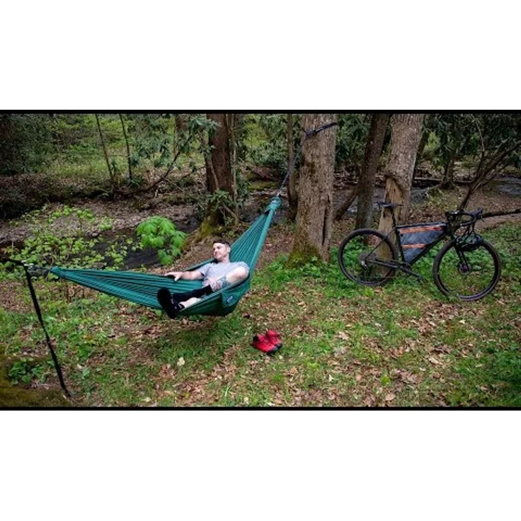 ENO TechNest leichte Reisehängematte grün aus recyceltem Ripstop Nylon grün EN-TN0062 – Bild 3