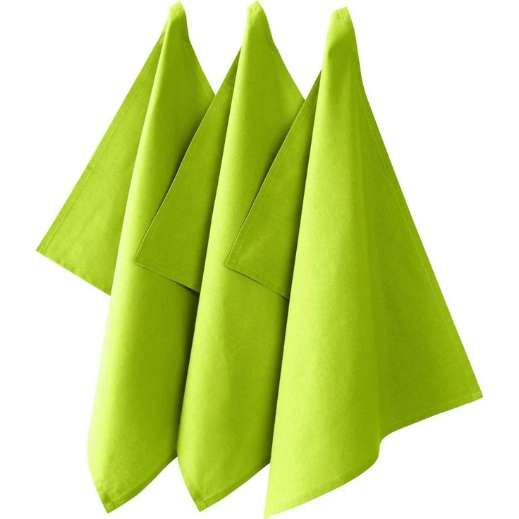 REDBEST Geschirrtuch Geschirrtuch "Seattle" 3er-Pack, Baumwolle Uni – Bild 4