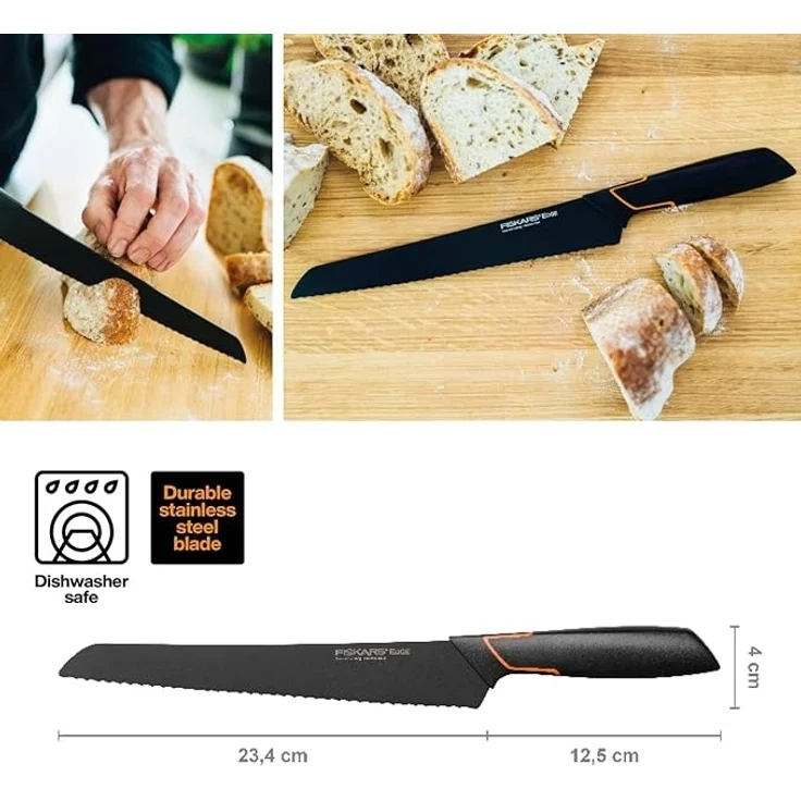 Fiskars Edge Brotmesser 23cm – Bild 2