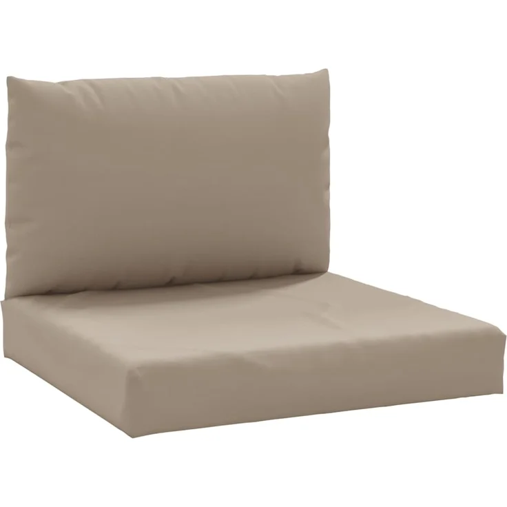 vidaXL Palettenkissen 2-tlg. Taupe Oxford-Gewebe – Bild 1