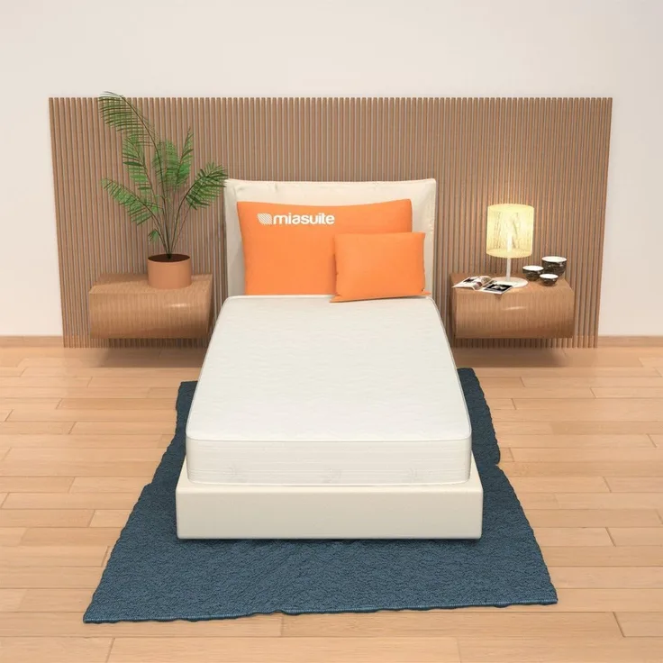 miasuite i sogni italiani Matratze 70x160 Höhe 14 cm - Aloe Vera, Unverformbar, Medizinprodukt | Plus