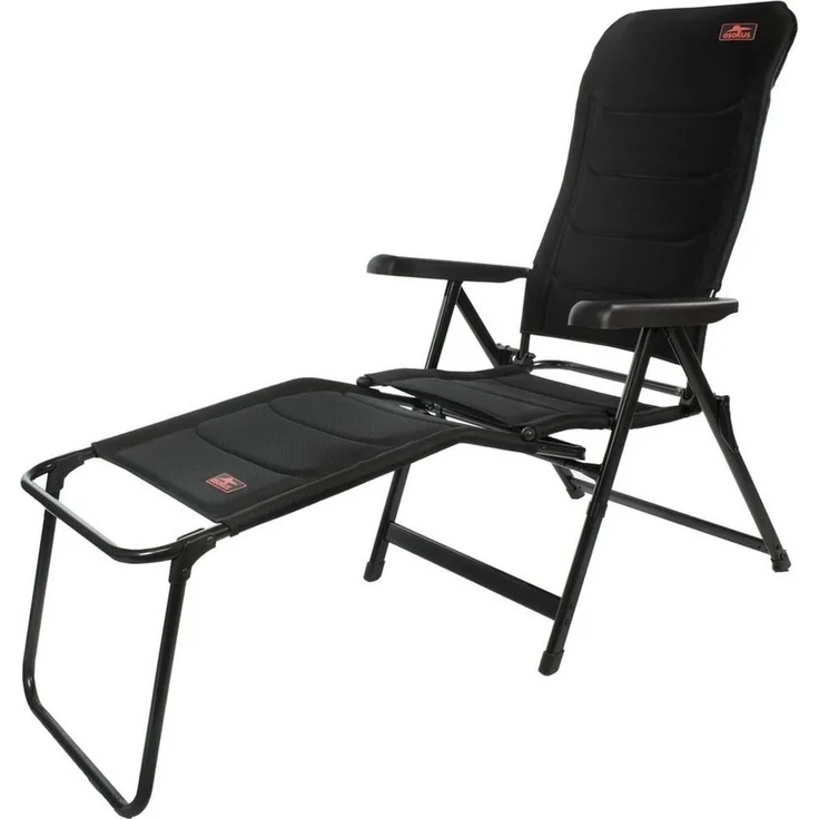 osoltus Fußablage Fußhocker für Campingsessel Soft Touch Black Magic – Bild 2