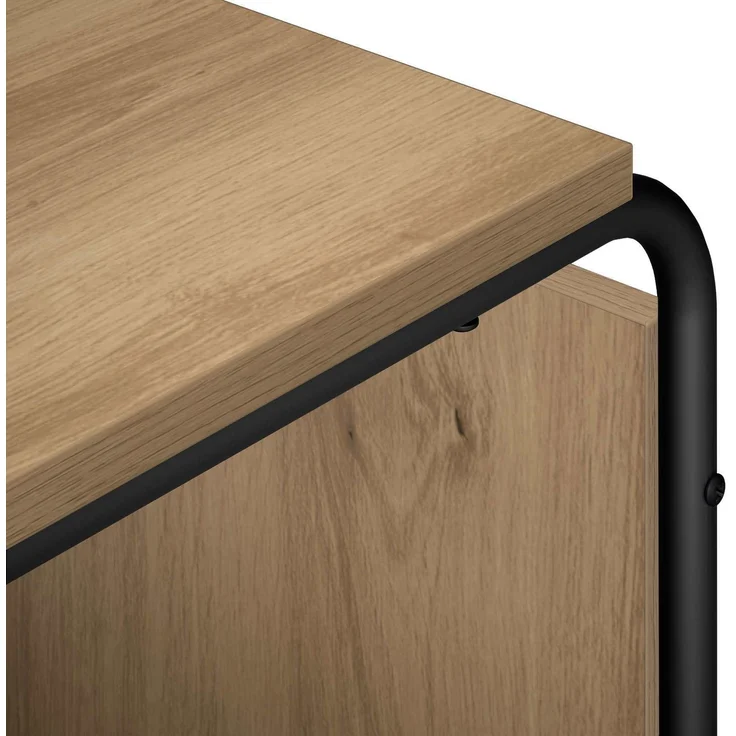 vidaXL Sideboard Artisan-Eiche 93.5 x 37.5 x 64.5 cm Holzwerkstoff 8007947 – Bild 5