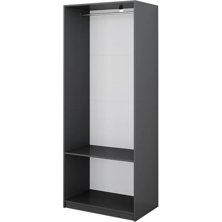 Kleiderschrank Elmo Anthrazit 80 x 200 cm Vicco – Bild 1