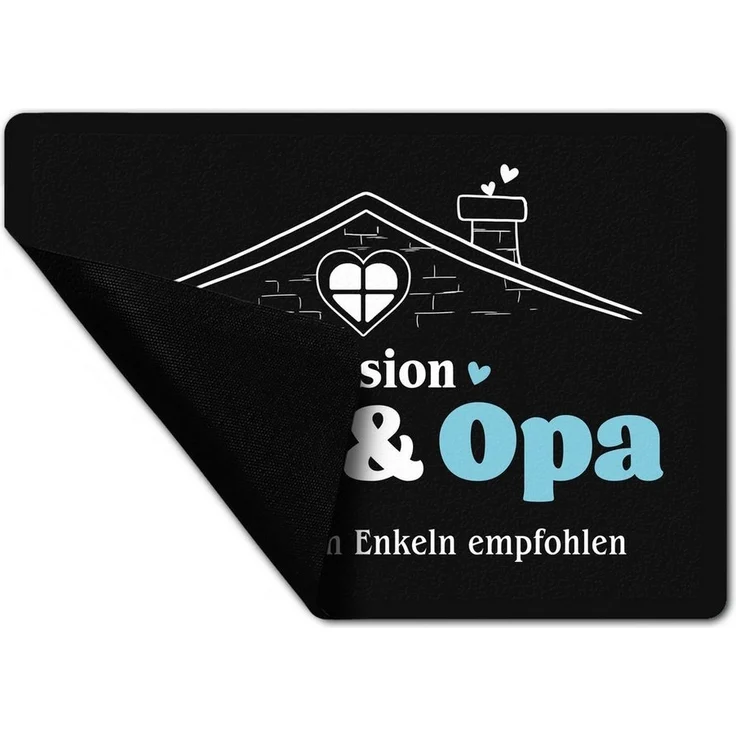 speecheese Fußmatte Pension Oma & Opa Fußmatte in 35x50 cm ohne Rand mit Spruch Von – Bild 2