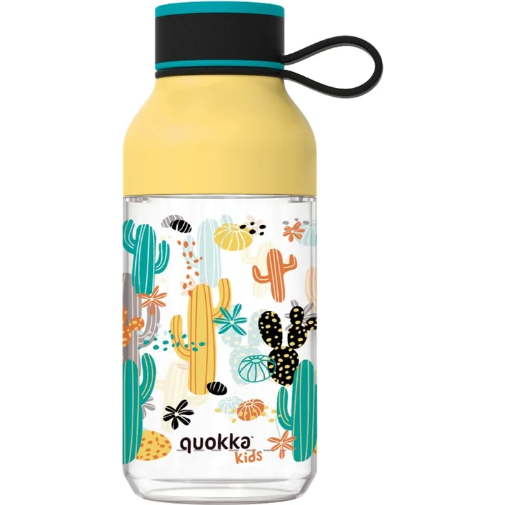 Quokka Ice Kids Trinkflasche 430 ml CACTUS Abnehmbare Austattung