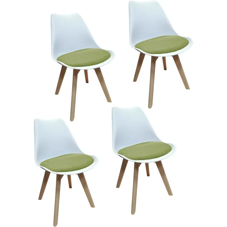 HTI-Living Atlanta Webstoff 4er-Set Stuhl