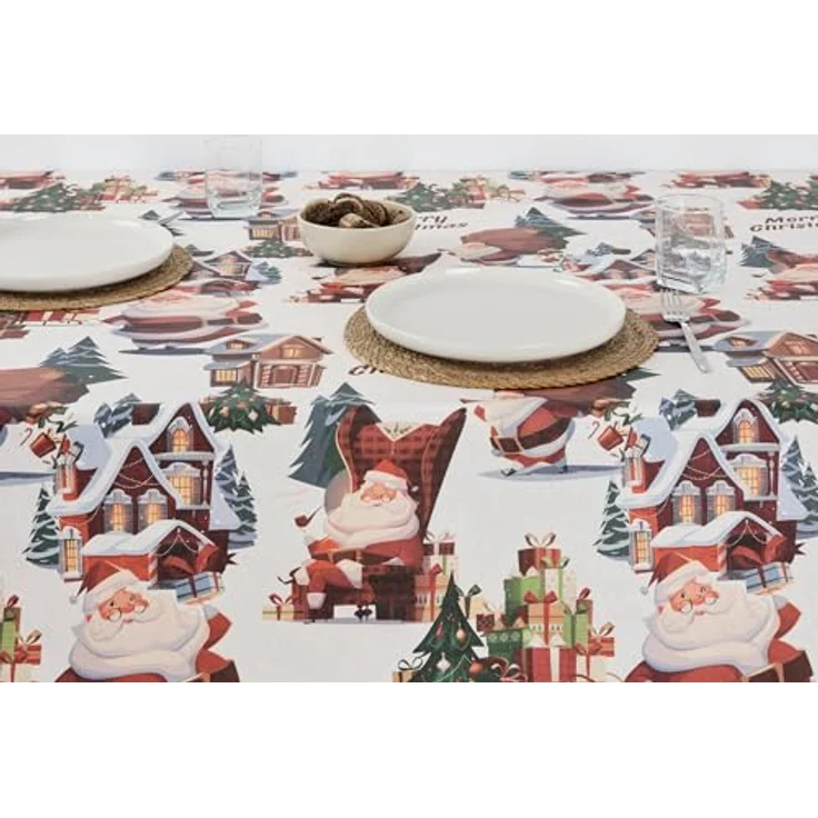 Belum Weihnachtstischdecke, schmutzabweisend, rechteckig, Harz, 200 x 140 cm – Bild 3