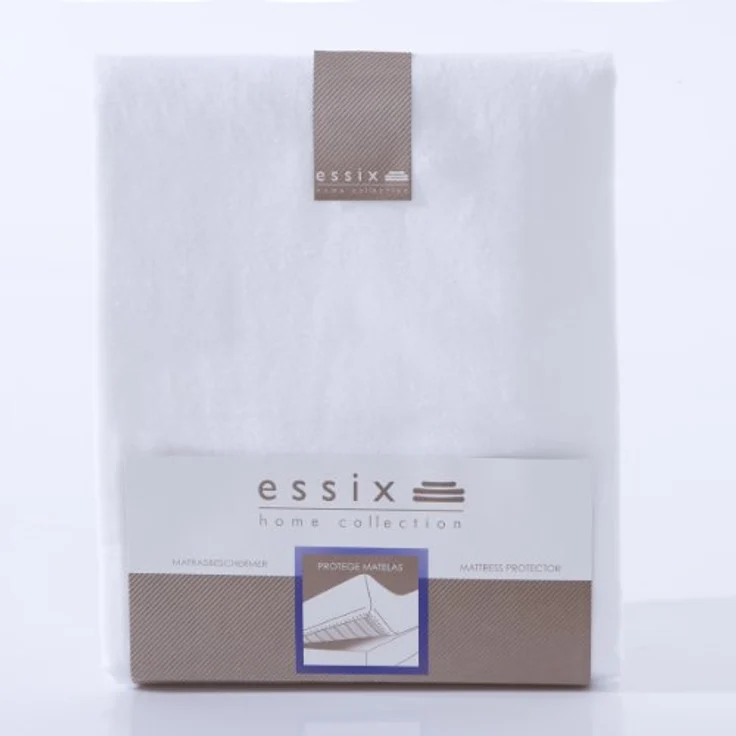 Essix Home Collection Matratzenschoner, Molton, Kopf- und Fußbereich zum Einschlagen, 2 x 80 x 200 cm – Bild 3