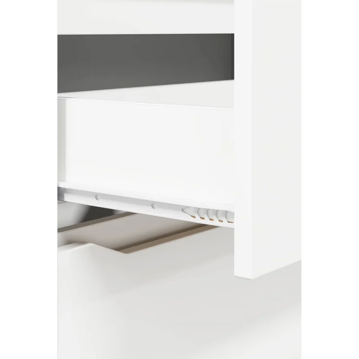 vidaXL Aufbewahrungsschrank 80 x 31 x 81 cm Holzwerkstoff Weiß 888847 – Bild 11