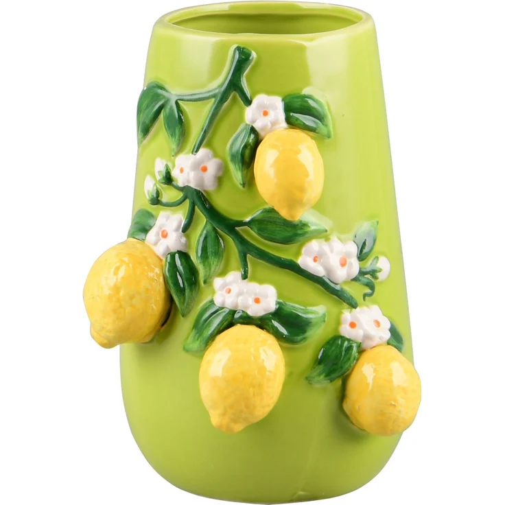 MIRRORS AND MORE 'Citri' Vase Keramik, vielfarbig, 16x22x14,8 cm – Bild 1
