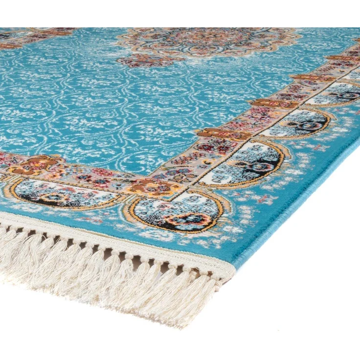 Orientteppich »Ariel« 300 x 100 cm - blau - läufer – Bild 4