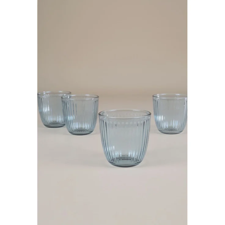 Hermia Concept 'Splendid 290 - Blue' Gläser-Set (4-teilig), Blau, 8,6 x 8,6 x 8,5 cm, 290 ml – Bild 2