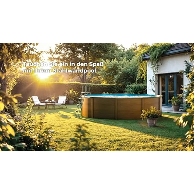 Pacific Stahlwandpool Rund Ø 350 x 120 cm – Bild 9