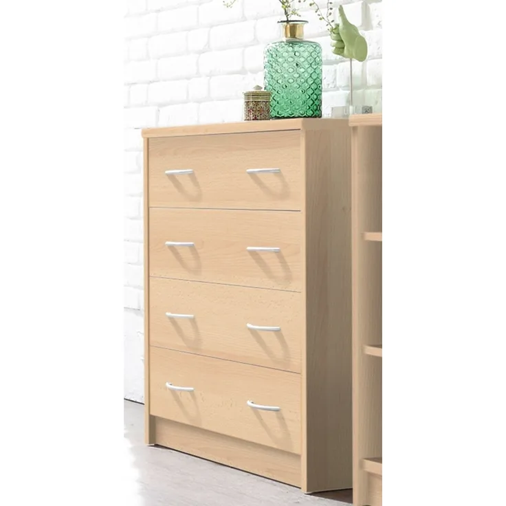 Stella Trading Optimus Kommode 8, Holzwerkstoff, breit 4 SK, One Size