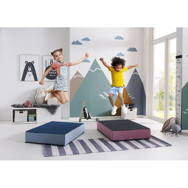 Sun Garden 'Jump' Kinder-Hüpfmatratze, 99x75x18 cm, türkis / hellblau – Bild 3