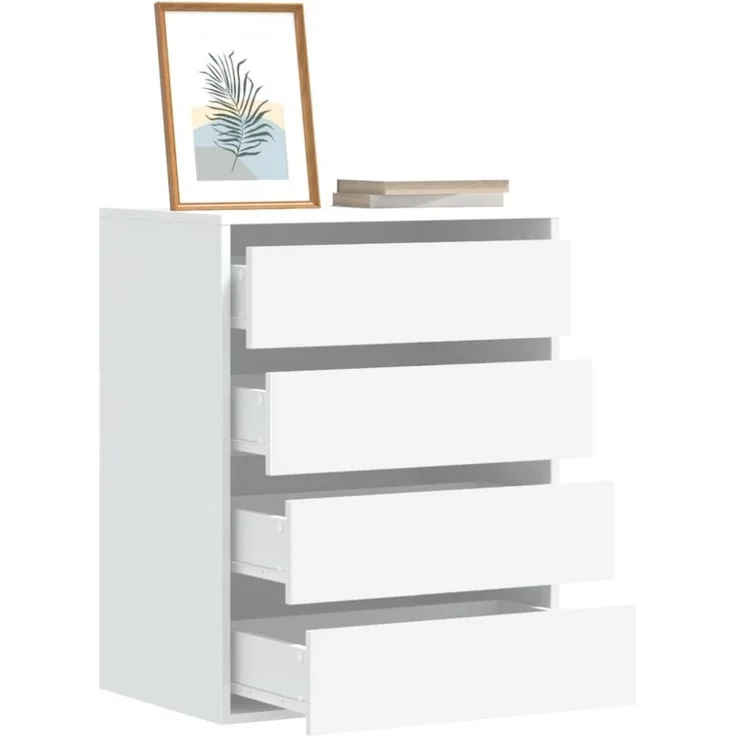 vidaXL Kommode Weiß 60x41x76 cm Holzwerkstoff 852870