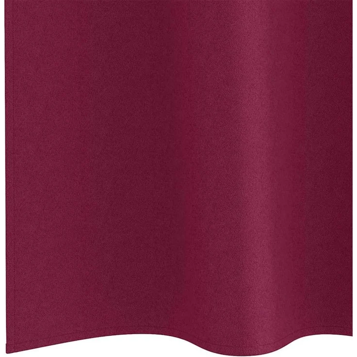 vidaXL Verdunkelungs-Vorhänge mit Ringen 2 Stk. Weinrot 245 x 140 cm 4107466 – Bild 6