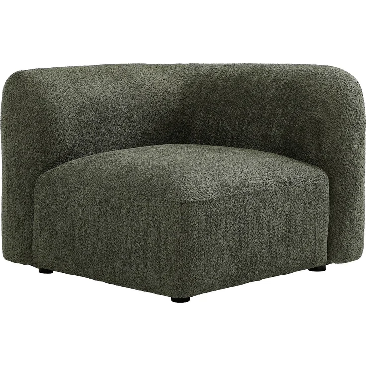 Vente-unique - DANEPI - Modulierbares Sofa - Holz, Platte - Holz - Grün - 348 x 94 x 69 cm – Bild 4