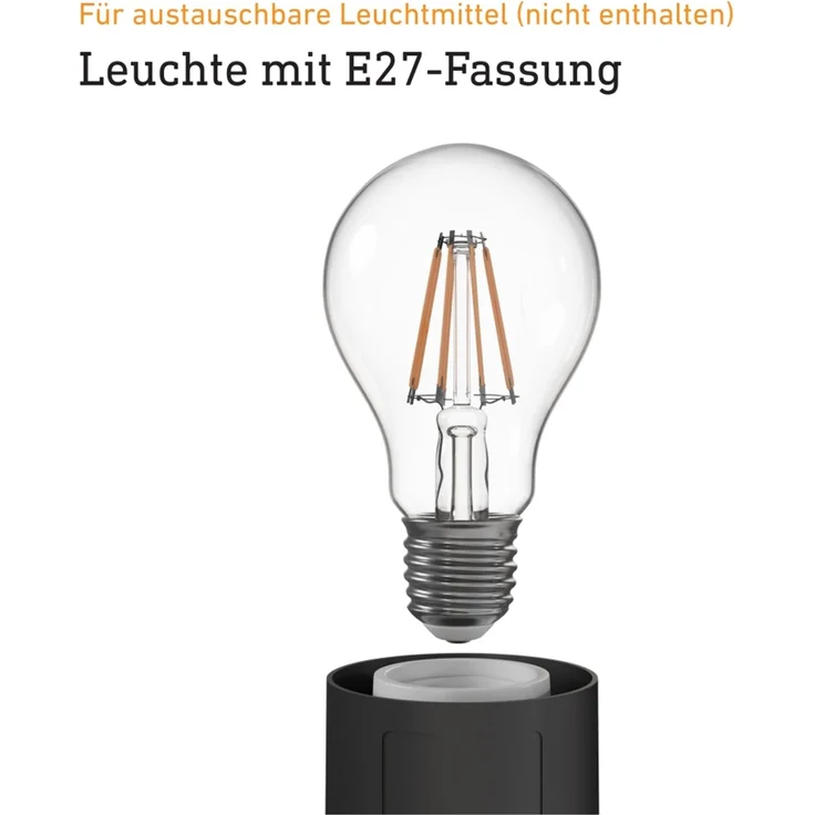Steinel Außenleuchte L 14 S anthrazit, 180°-Bewegungsmelder, max. 10 m Reichweite, E27 max. 15 W, IP44 – Bild 7