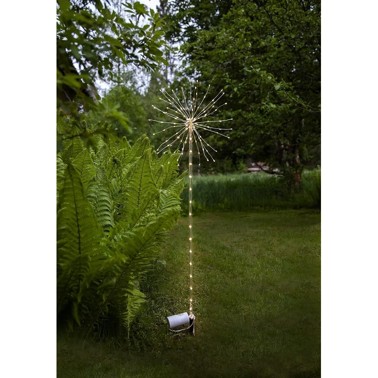 Firework LED, warmweiß batteriebetrieben 8 Funktionen ca. 36x114cm – Bild 2