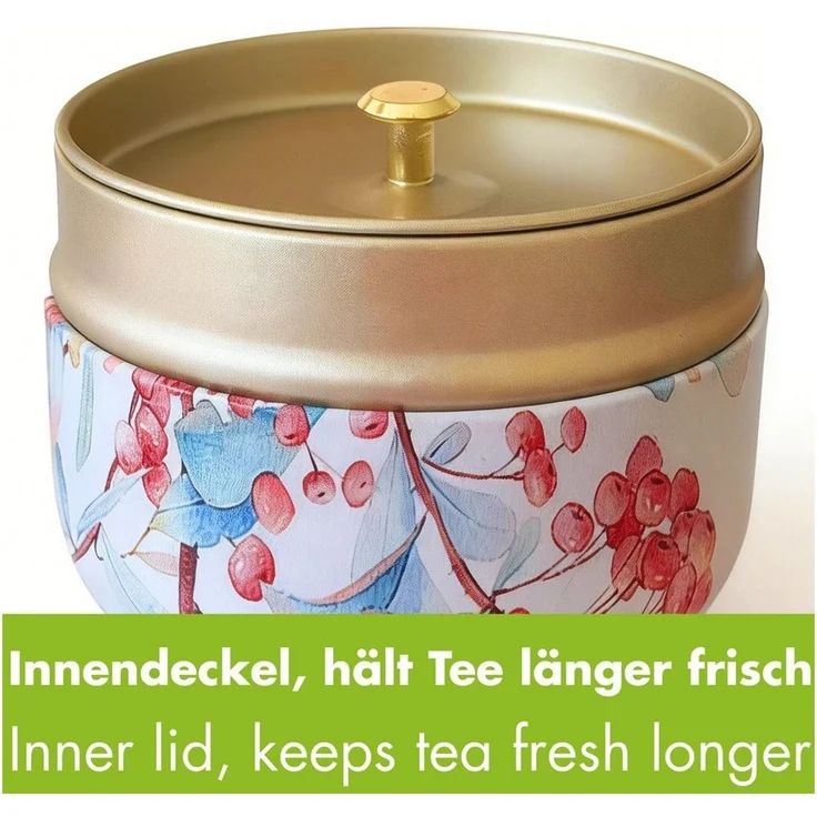 Goodwei Teedose Matcha-Teedose, Azuki, Weißblech, (3-tlg) – Bild 4