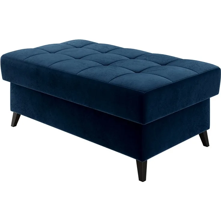 Polsterhocker 'Nord' Fresh blau