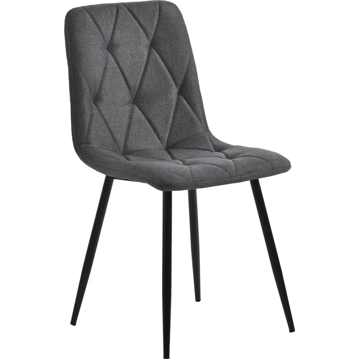 Esszimmerstuhl Set,Esstisch mit 4 Schwarz Samtstühlen, moderner Küchentisch Set, rechteckiger Tisch mit Marmoroptik – Bild 6