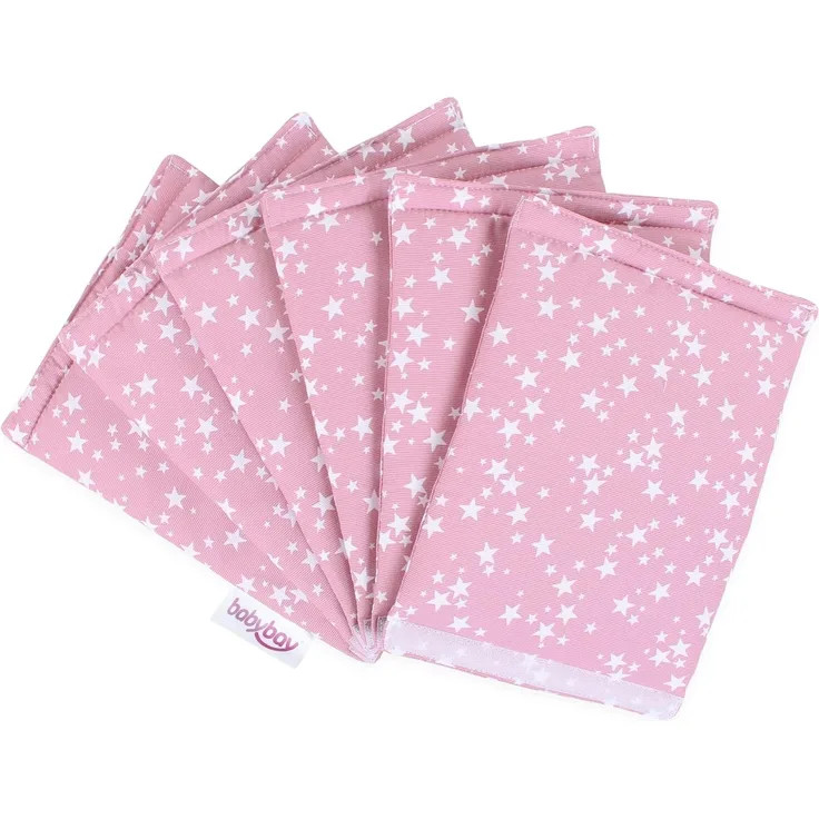 Babybay 'Ultrafresh Piqué' Bettnestchen für Babybay Original pink/weiß, Sterne