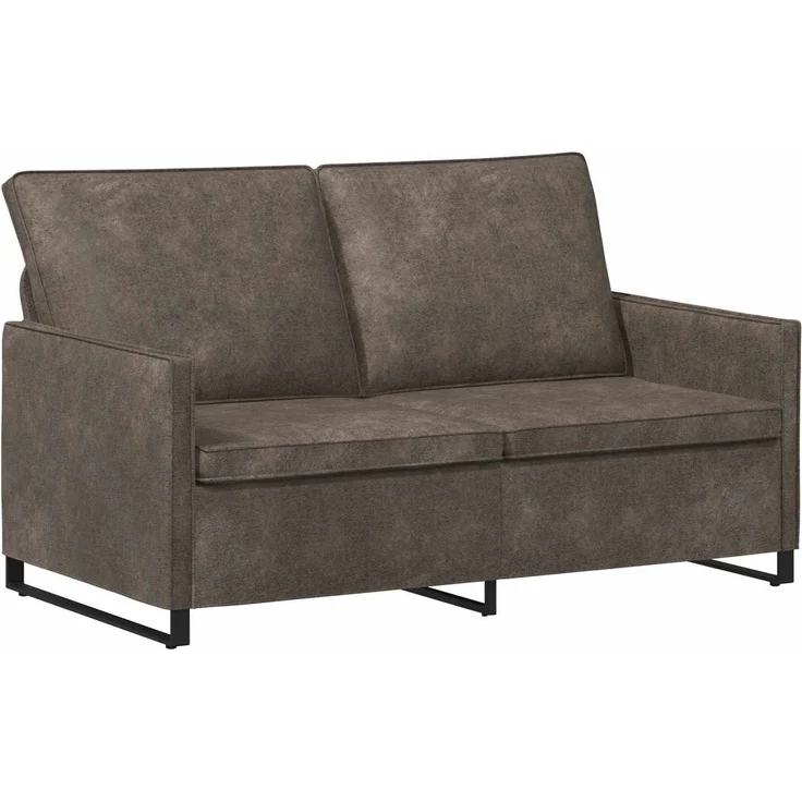vidaXL 2-Sitzer Sofa Dunkelgrau 150 x 81 x 82 cm Kunstwildleder 42040997 – Bild 1