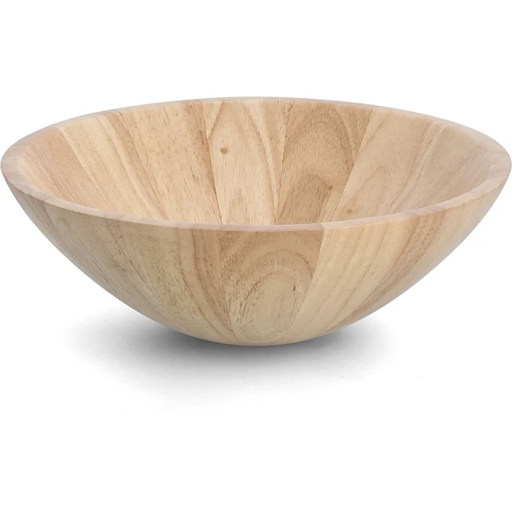 ZELLER 24022 Schale aus Gummibaumholz, ca. Ø 30 x 10,5 cm – Bild 1
