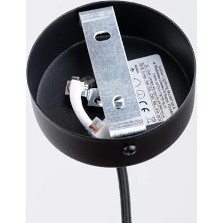 Sollux Electra Pendelleuchte, Hängelampe aus Beton im minimalistischen industriellen Stil, grau, 125 cm hoch – Bild 6