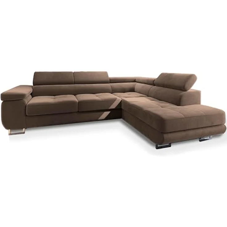Masseno Ecksofa SELVA mit Schlaffunktion L-Form, Sofa mit Bettkasten – Bild 2