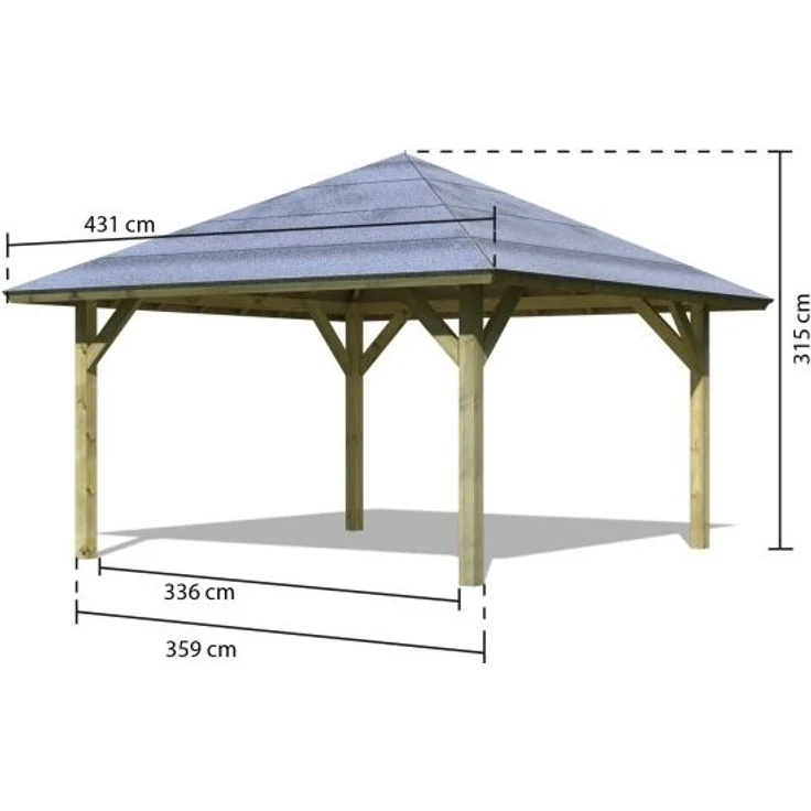 Karibu Pavillon Classic Holm 1 – Bild 3