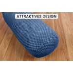 Amilian Nackenrollenbezug 15x40 cm - Ersatzbezug für Nackenrolle, Kissenrolle, Bettrolle, waschbarer Ersatzbezug mit verdecktem Reißverschluss