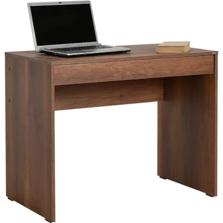 Stylish Study Desk, Oslo & Walnut, 90 x 75 x 55 cm | 100% Melamine Coated Particle Board, 16 mm Thickness | Ideal for Modern Home Office & Study – Bild 3