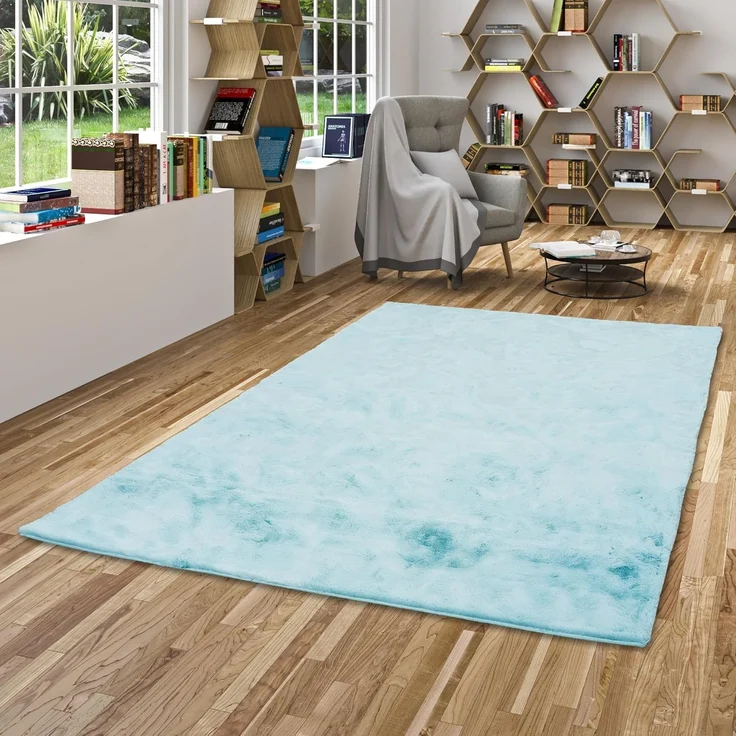 Pergamon Fellteppich Fellteppich Luxus Super Soft Plush, Rechteckig, Höhe: 25 mm – Bild 1