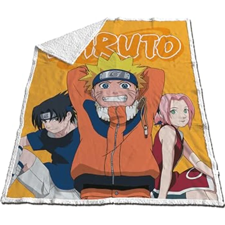 Naruto Wohndecke – Weiches & leichtes Decke für Bett & Sofa (120x150 cm) – Bild 2