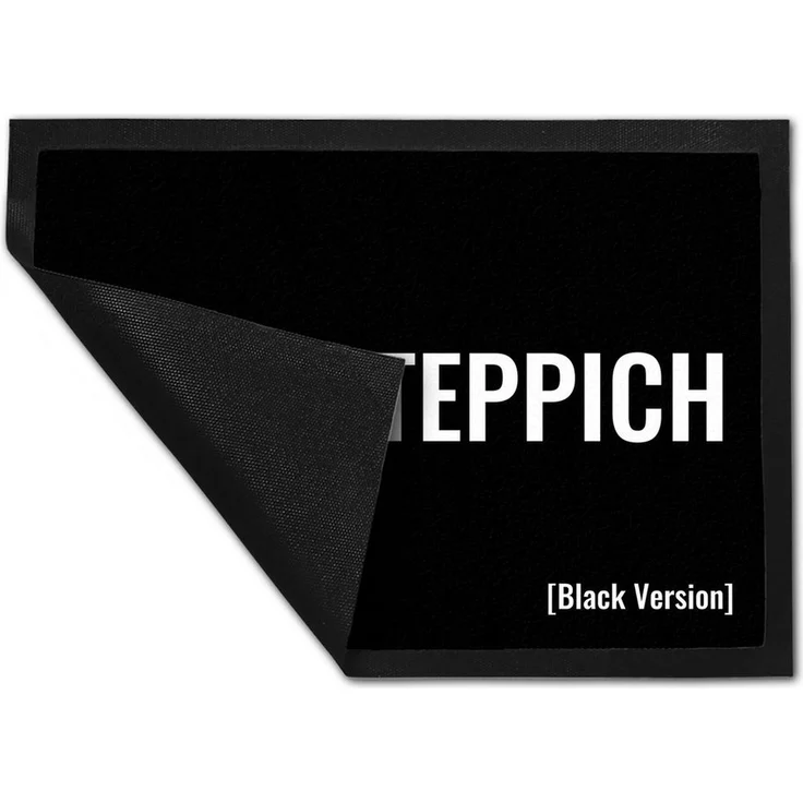 speecheese Fußmatte Fußmatte in 35x50 cm mit lustigem Spruch Roter Teppich [Black – Bild 2