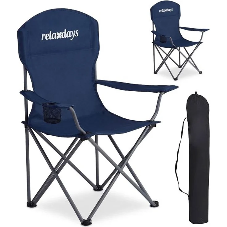 Relaxdays Faltbarer Camping Stuhl 2er Set – Bild 1