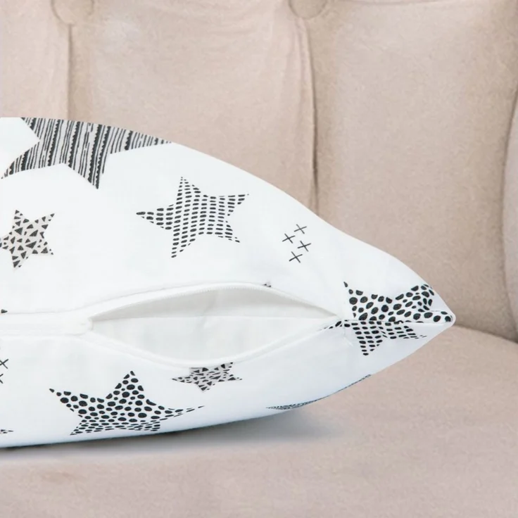 Amilian Dekokissen 4er Set - Dekokissen mit Füllung - 40x40 cm - Deko Kissen – Bild 1