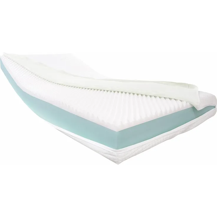 Dibapur® Visco Orthopädische Visco + Kaltschaummatratze (Hohes Raumgewicht) Auswahl x ca. 16 cm Kern mit einem glatten Aloe Vera Bezug ca. 16,2 cm - Made in Germany (65x200 H2)