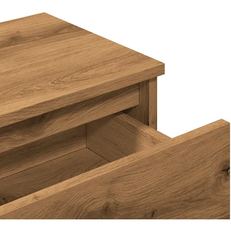 vidaXL Nachttisch Artisan-Eiche 40x30x39 cm Holzwerkstoff 856408 – Bild 7