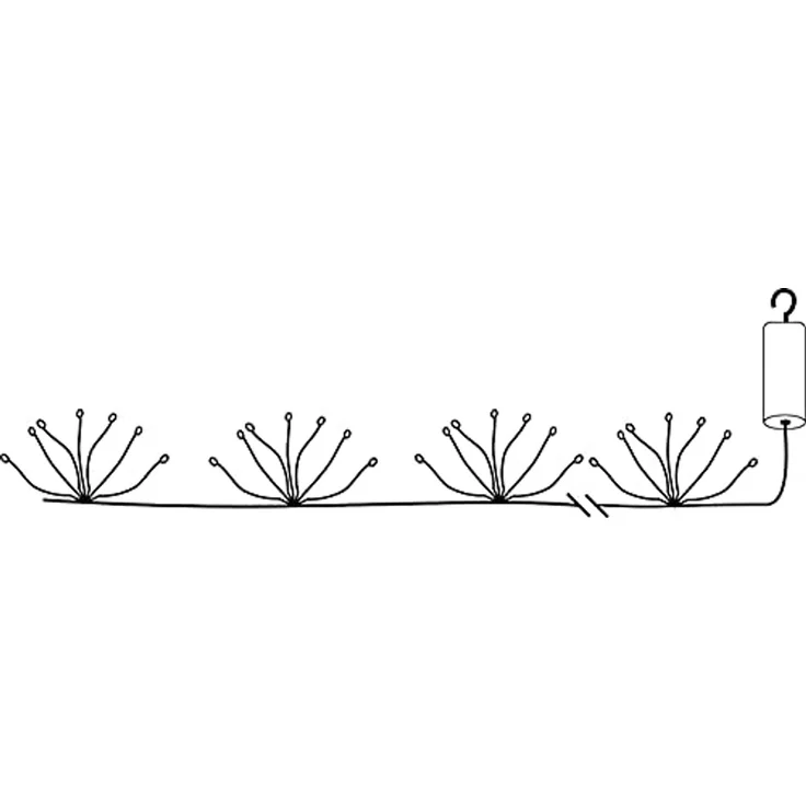 Star LED-Lichterkette 'Dew Drop Flower', 8 Blumen, – Bild 3